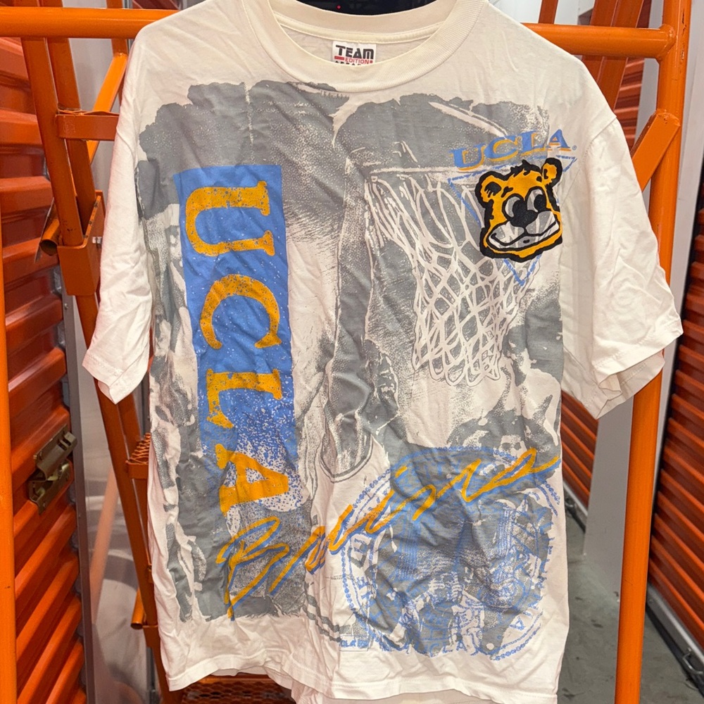 UCLA Bruins Men's Graphic Tee - White and Blue